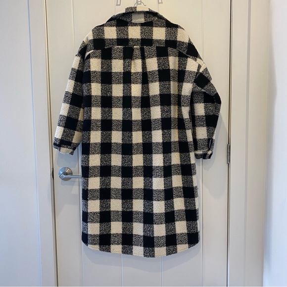 Oak + Fort Winter Coat OS (Black & White) - Picture 8 of 8